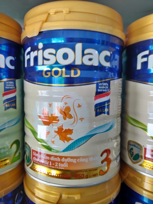 Frisolac Gold 3 (Cho trẻ 1-2 tuổi) (lon)