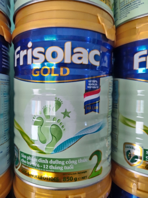 Sữa bột Frisolac Gold 2 850g (lon)