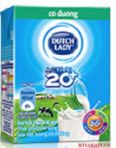 Sữa tiệt trùng Hà Lan Active 20+ 110ml có đường