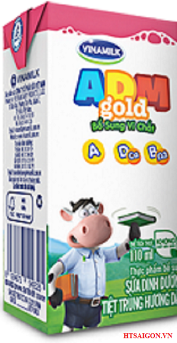 Sữa tiệt trùng Vinamilk ADM Gold 110ml dâu